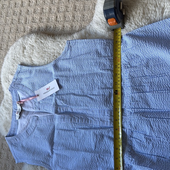 Vineyard Vines Seersucker Dress- Size medium— New With Tags! - Picture 6 of 6